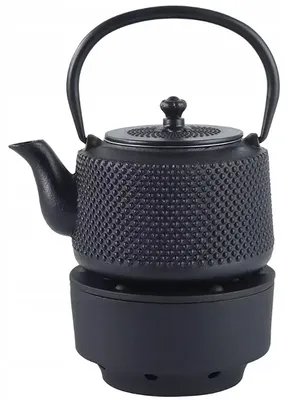 Produktbild von KINGHOFF Gusseisen Teekanne KH-1847 0,8L mit Filter und Teewärmer