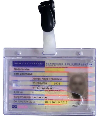 Obrázok produktu pre pavo 8046867 pavo Namensschild, s klipom, 54 x 86 mm, transparentná