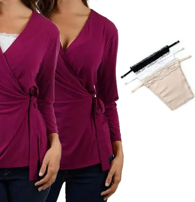 Immagine prodotto di set di 3 coprispalle con pizzo, inserto per reggiseno a camisola con clip, bianco nero beige, taglia unica, A0144