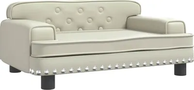 Obrázek produktu pro vidaXL Pelíšek pro psy Cream 70x45x30 cm Imitace kůže