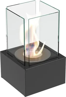 Produktbild von Tischkamin Bioethanol TANGO1  Deko Steine set