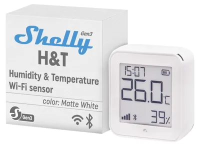 Obrázek produktu pro Inteligentní teploměr a vlhkoměr, s Wi-Fi a Bluetooth, senzor teploty a vlhkosti
