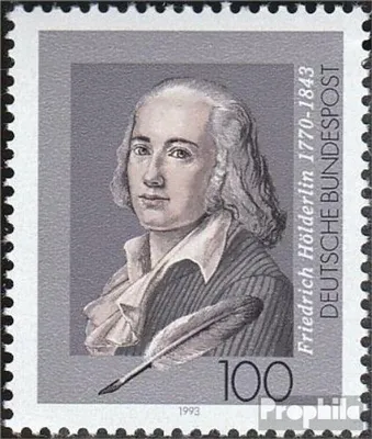 Produktbild von Briefmarken BRD (BR.Deutschland) 1993 Mi 1681 (kompl.Ausgabe) postfrisch 150.Todestag von Hölderlin