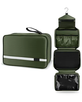 Produktbild von Kulturbeutel zum Aufhängen, Kulturbeutel Herren Damen, Kosmetiktasche Groß Waschtasche Reise Waschbeutel Cosmetic Bag Makeup Tasche Kulturtaschen
