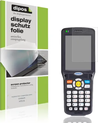 Produktbild von 4x Schutzfolie für Unitech HT510 matt Displayschutzfolie Folie Display Schutz dipos