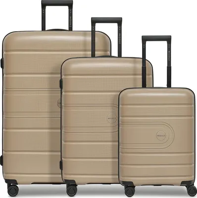 Image de REDOLZ trolley Essentials 11 Trolley Set 3 pièces Beige 56cm