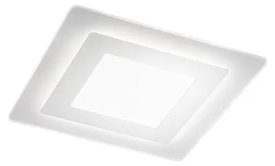 Zdjęcie produktu dla Nowoczesna lampa sufitowa Bend Metal White Led Medium