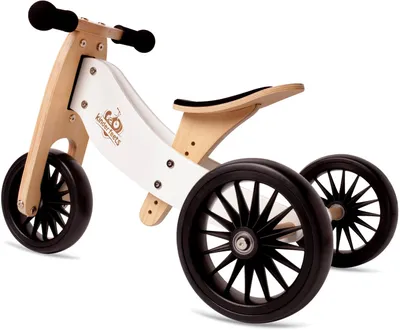 Produktbild von Kinderfeets Tiny Tot Plus  2 in 1  Bike Kinder Laufrad, Weiß