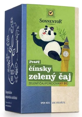 Produktbild von Čaj zelený Sonnentor, , Pravý čínský zelený čaj, 18x1,5 g
