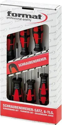 Produktbild von FORMAT Schraubendreher-Satz 6-teilig 6-kant PH