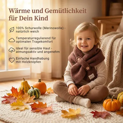 Produktbild von Engel Kinder-Schal, Design:Schilf Melange