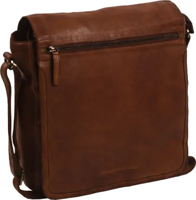 Produktbild von The Chesterfield Brand C481148 Leder  Uni Umhängetasche mit Überschlag Yossef cognac