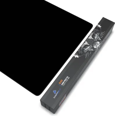 Immagine prodotto di Mousepad da gioco Titanwolf, XXXL Speed Mousepad 1200 x 600 mm, velocità e precisione, nero