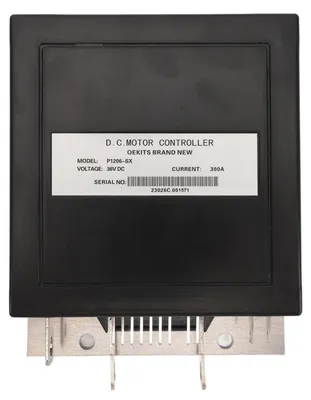 Image de Contrôleur de moteur pour voiturette de golf 36 V CC, 300 A, 9 broches, 5 bornes, fonctionnement fluide, modèle 1206SX, pièce de rechange pour E?Z?GO TXT Medalist (modèles de 1995 à 2000)