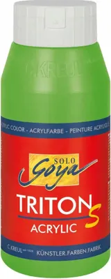 Obrázek produktu pro Kreul Triton S Akrylová barva Yellowish Green 750 ml 1 ks