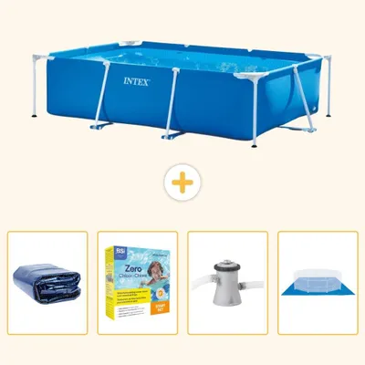 Zdjęcie produktu dla Prostokątny basen stelażowy - 260x160x65 cm - 5-elementowy - SCB8