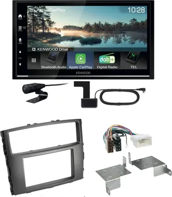 Produktbild von Kenwood DMX7722DABS CarPlay Einbauset für Mitsubishi Pajero bis 2014