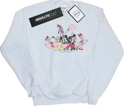 Produktbild von Disney - "Love Friends" Sweatshirt für Damen BI27738 (S) (Weiß)