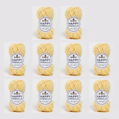 Zdjęcie produktu dla 10 sztuk DMC Happy Chenille – przędza aksamitna 100% poliester (kolor 14)