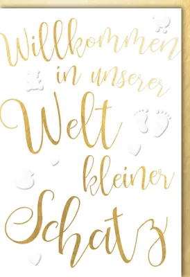 Produktbild von Geburt – Baby – Freudiges Ereignis - Karte mit Umschlag 22