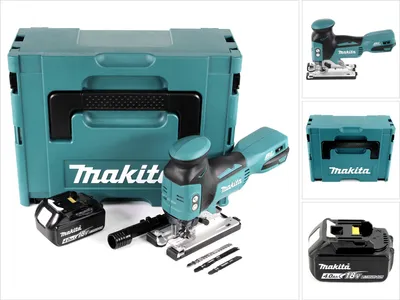 Produktbild von Makita DJV 181 M1J Akku Pendelhubstichsäge 18V Brushless + 1x Akku 4,0Ah + Makpac - ohne Ladegerät