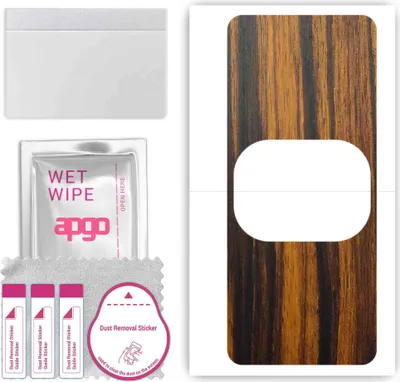 Produktbild von apgo Rückseite Schutzfolie, Skin, kompatibel mit Lenovo Legion Y90, Hinten Displayschutzfolie aus Vinylfolie, kratzfest, einfache Montage - Tigerwood