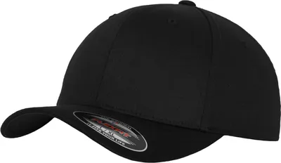 Produktbild von Flexfit Wooly Combed Cap Baseballkappe  BLACK/BLACK S/M