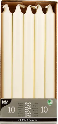 Produktbild von 3840 Kronkerzen Ø 2,2 cm · 24 cm weiss aus 100 % Stearin