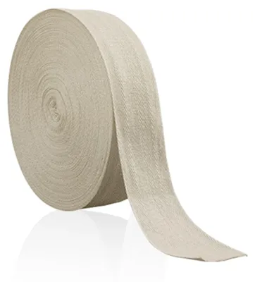 Baumwoll-Schrägband 50 mm x 50 m, naturweiß, für Nähen & Basteln