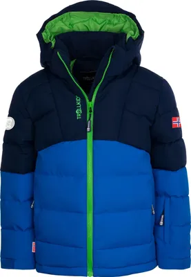 Produktbild von Trollkids Kinder Gryllefjord Isolationsjacke navy/medium blue/bright green 110