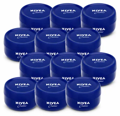 Produktbild von 12 x NIVEA Crème - Pflegende Feuchtigkeitscreme - 200 ml - Vorteilspackung - 12 Stücke