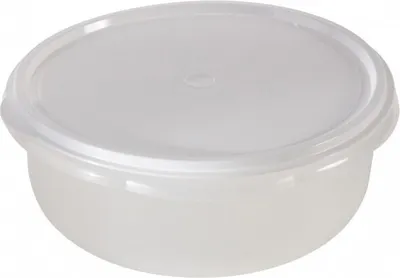 Produktbild von Testrut axentia Teigschüssel mit Plopp-Deckel - Hefeteigschüssel rund - Schüssel transparent - Salatschüssel groß - Plastikschüssel 6 Liter - Kunststoffschüssel flach & verschließbar, spülmaschinenfest