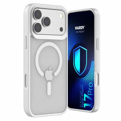 Zdjęcie produktu dla H Hardy Etui do iPhone 18 Pro/17 Pro, Obudowa ochronna MagSafe odporna na zarysowania, Biała