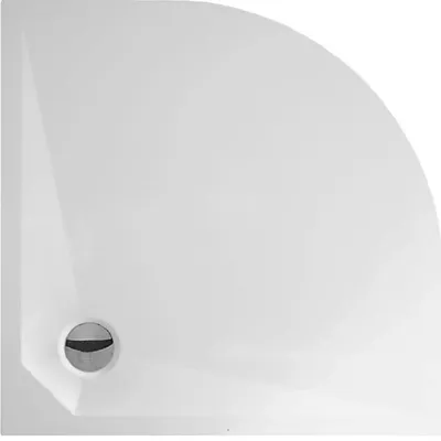Zdjęcie produktu dla Roltechnik Vanička z litého mramoru Plano Davos MR Pure čtvrtkruh 80 x 80 cm
