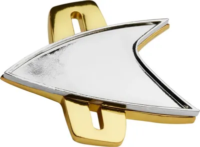 Image de Star Trek Voyager - Badge de fête à symboles, plastique SM3547 (taille unique) (Or/Argent)