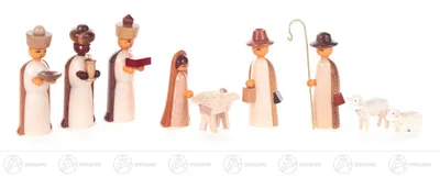 Immagine prodotto di Presepi e accessori: Figure per presepi, stile naturale (9). Dimensioni: 2,5 cm x 6 cm x 1,5 cm. NUOVO