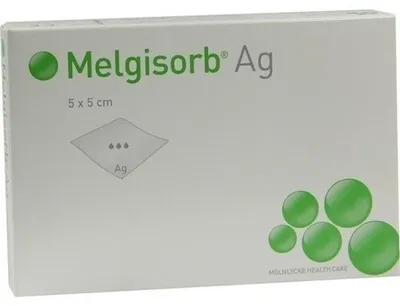 Zdjęcie produktu dla Opatrunek Melgisorb Ag 5x5 cm 10 szt