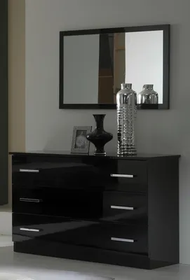 Produktbild von Tisch Klassische Spiegel Kommode Schminktisch Schlafzimmer Hocker Set Hochglanz