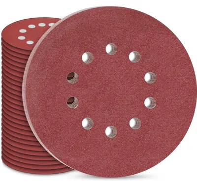 Immagine prodotto di Carta abrasiva da 225 mm con sistema di fissaggio a velcro, confezione da 30 pezzi, grana P120, per levigatrici per cartongesso