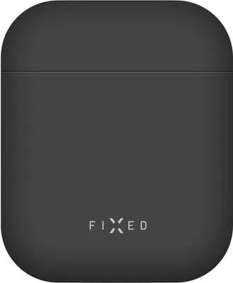 Produktbild von Schutzhülle Fixed Silky für Apple AirPods, Schwarz
