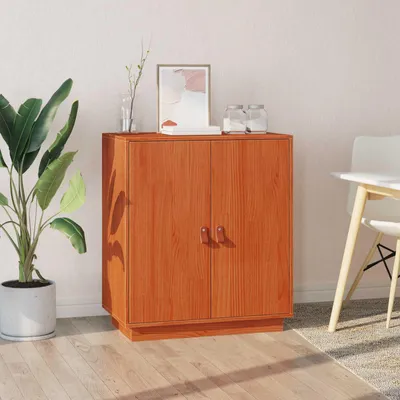 Productafbeelding van vidaXL Dressoir, wasbruin, 65,5 x 40 x 75 cm, massief grenenhout