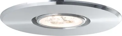 Produktbild von Paulmann LED Einbauleuchte Decosystems rund Eisen gebürstet 3W 280lm warmweiß 3000K