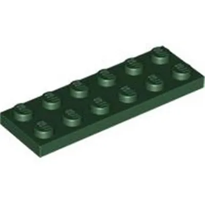 Produktbild von Lego® 2x6 Platte 3795 - 250 Stück Dunkelgrün