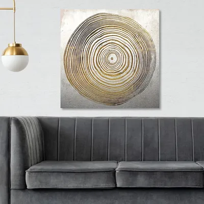 Produktbild von Wallity, KNV4411_7070 (70 x 70), Dekorative Leinwandmalerei, Mehrfarbig, 100 % LEINWAND, 70 x 70 cm