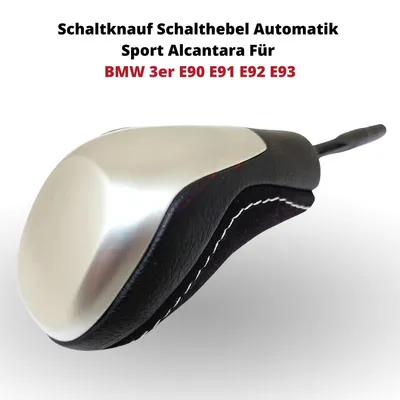 Image de Pommeau de levier de vitesses pour boîte automatique Sport en Alcantara pour BMW Série 3 E90, E91, E92, E93