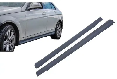 Produktbild von Seitenschweller für Mercedes C-Klasse W204 2007-2012 C63 Design.