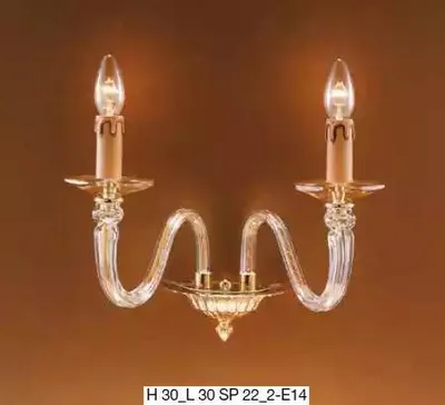 Produktbild von Wandlampe Lichtkronenluster Wandleuchte Lüster Wand Lampen Kristalllampe