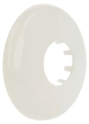 Produktbild von tecuro Universal Siphonrosette Ø 85 mm für Wandrohr Ø 32 mm, weiß, Kunststoff