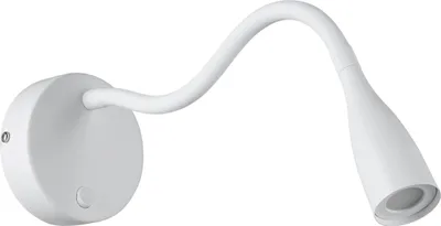 Produktbild von EGLO LED Wandlampe Olivandino, Schwanenhals Leselampe zur Wandmontage, Bettlampe Wand mit Schalter, Wandleuchte Schlafzimmer, warmweiß