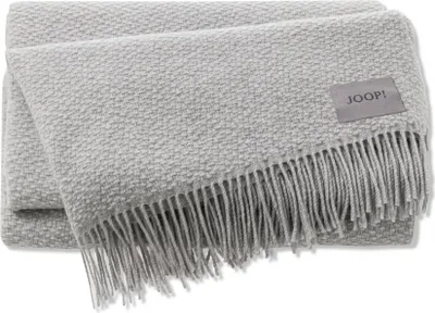 Produktbild von JOOP! Plaid FINE-WOVEN Farbe Silber Größe 130 x 190